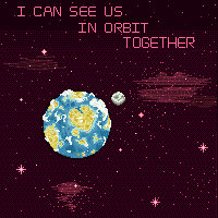 I Can See Us In Orbit Together (Animated) by MomentaryUnicorn
