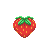 Floating Strawberry Gif (Free to Use)