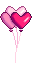 Edited and Recolored Heart Balloons(F2U)