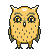 Dancing Yellow Owl Icon (F2U)
