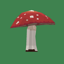 Low Poly Toadstool