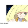 LUSAMINE ASKS SERENA A QUESTION