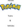 heroes pokemon trains and vehicles league LOGO