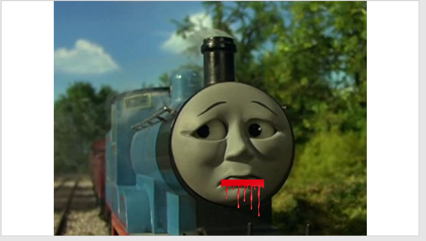 edward with lip bleeding