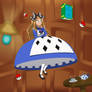 Serena in wonderland down the hole