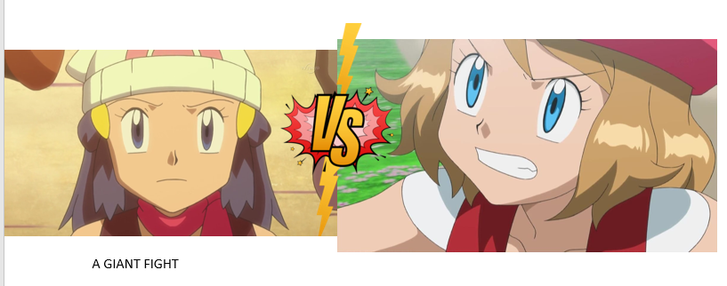 dawn vs serena a giant fight