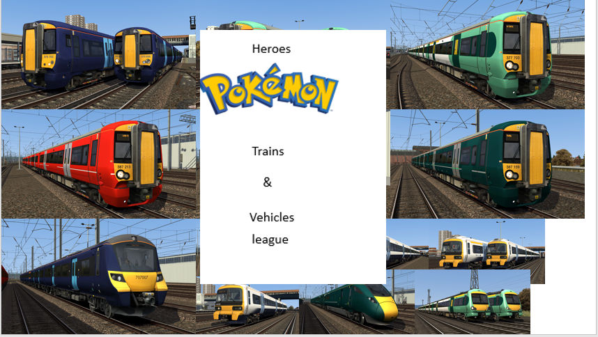 Heroes Pokemon Trains And Vehicles League logo 2