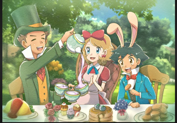 ash serena and brock