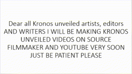 A MESSAGE TO ALL KRONOS UNVEILED FANS