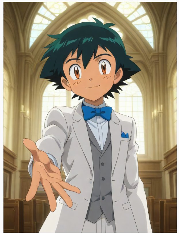 ASH AND SERENA'S WEDDING