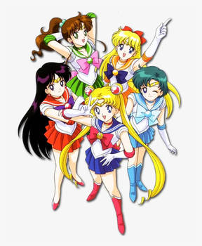 sailor scouts from sailor moon tv show