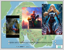 spider-ash ftthomasandfriendsthebirthofserenavenom
