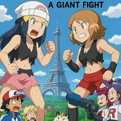 dawn vs serena a giant fight