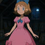 serena's pink dress