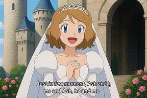 serena in giselle's wedding dress 2.0