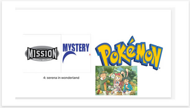 mission mystery x pokemon 4: serena in wonderland