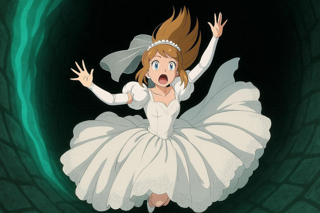serena falls down the well