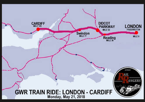 London Paddington to Cardiff central