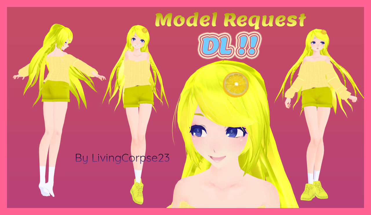 Bae Mmd Model MMD Model Request DL by LivingCorpse23 on DeviantArt