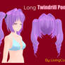 MMD Long Twindrill Ponytails DL