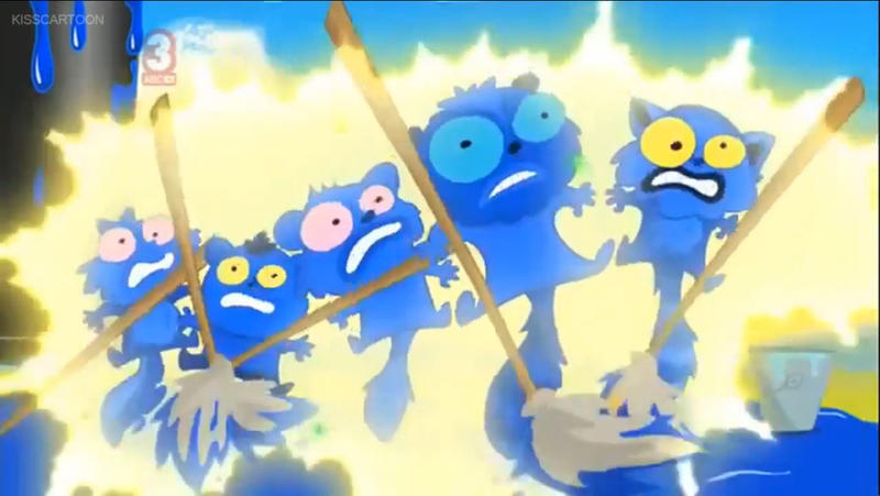 Vectorisk Zapped Blue Yoohoo and Friends gets zapped by PlasnarianKatie2008 on DeviantArt