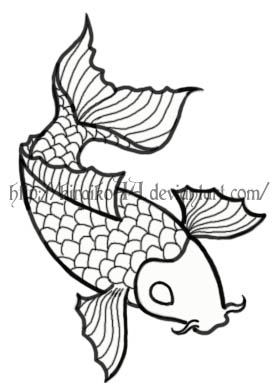 Koi Lineart 2