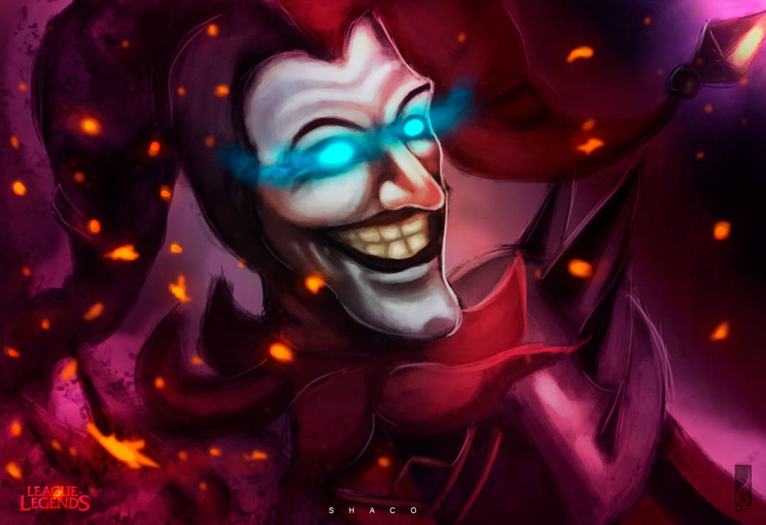 Shaco League of Legends Fan art by MCilustracion on DeviantArt