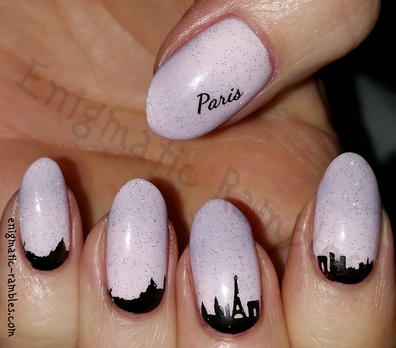 Paris Skyline Nails