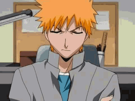 Bleach - No way, dumbass!! (GIF)