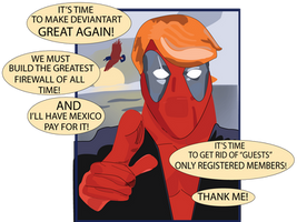 TRUMP-POOL Is Running For President of DeviantArt!