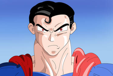 Superman Dragonball Z Style Concept V2 by OperationCornDog