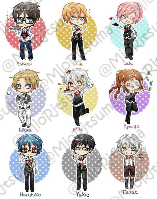 Chibi examples by mameshii on DeviantArt