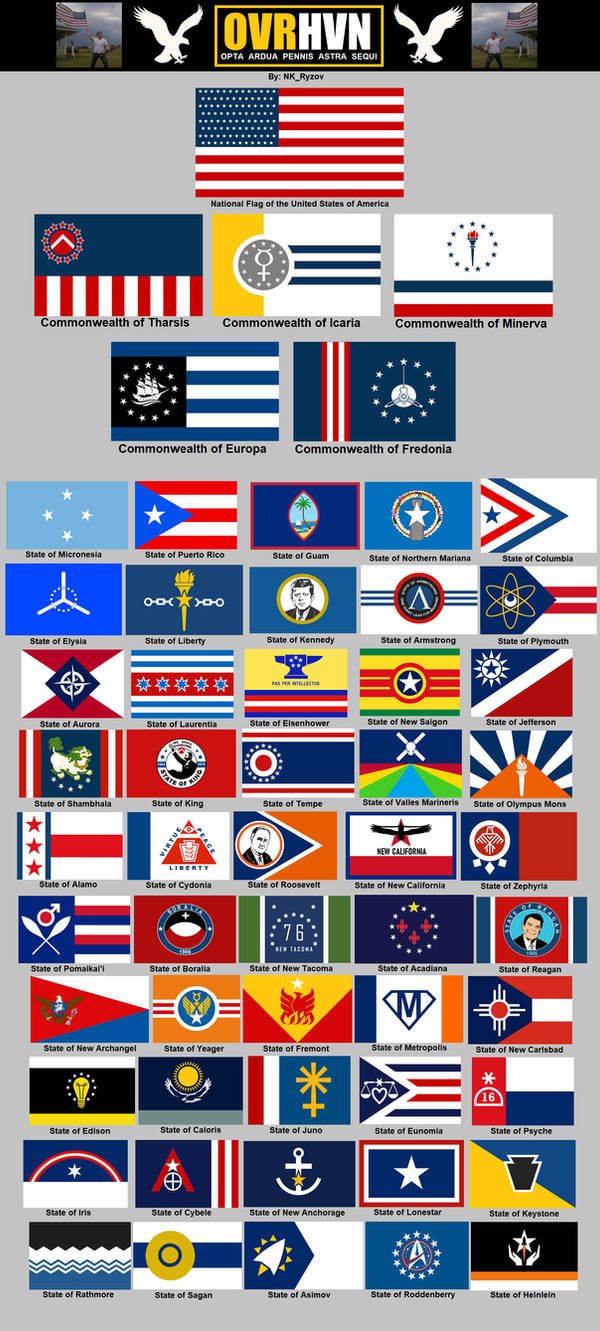 100 Stars: Flags of the Other Fifty US States by NK-Ryzov on DeviantArt
