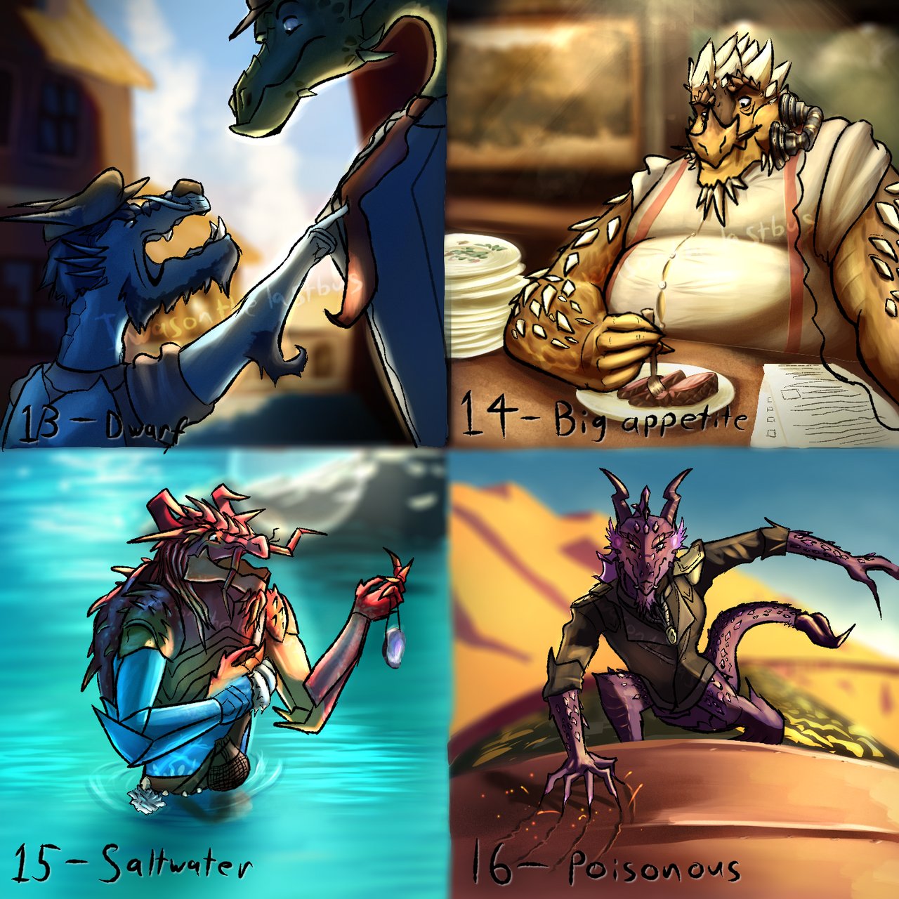 Day 13 Lin Deviantart Smaugust 2023 Days 13-16 by Iwasonthelastbus on DeviantArt