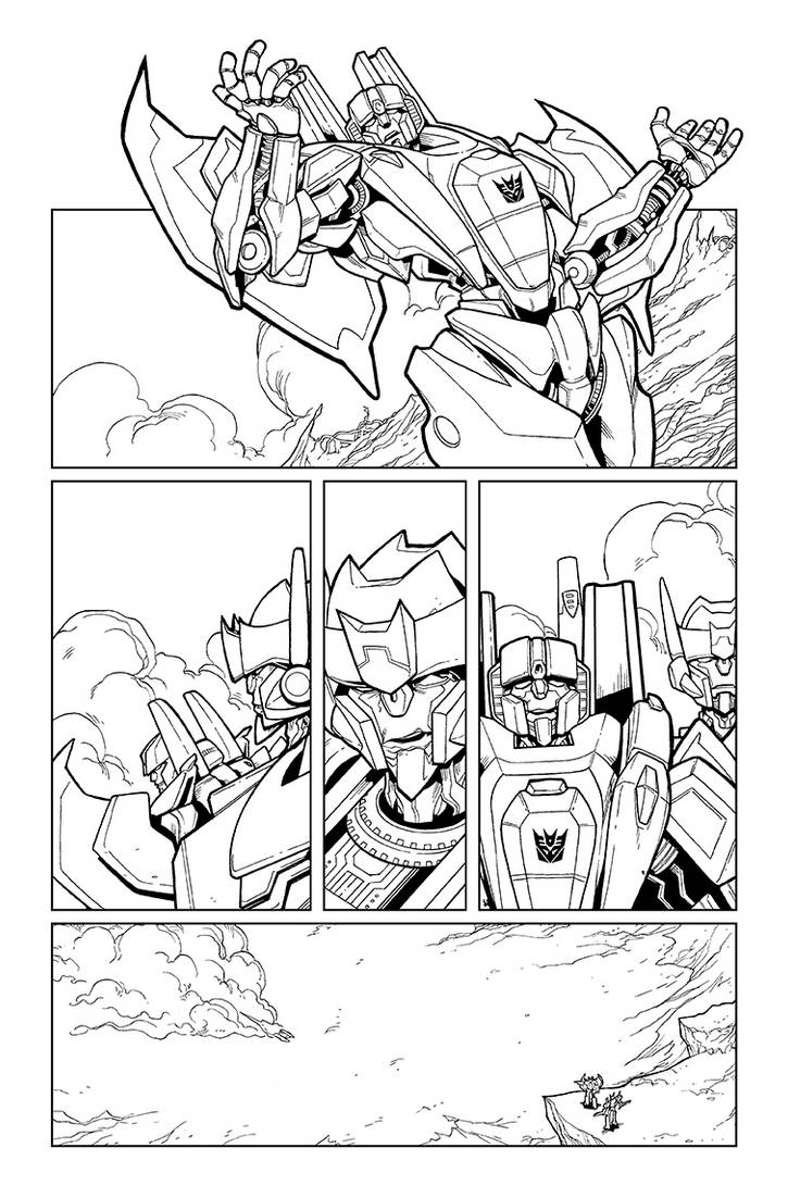Transformer Deviantart Inks Transformers RID Annual 2012, Page 4, Inks by brendancahill on DeviantArt