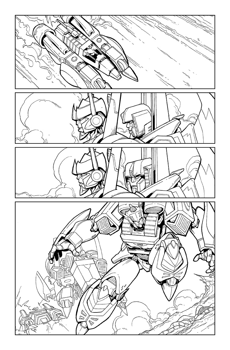 Transformer Deviantart Inks Transformers RID Annual 2012, Page 5, Inks by brendancahill on DeviantArt
