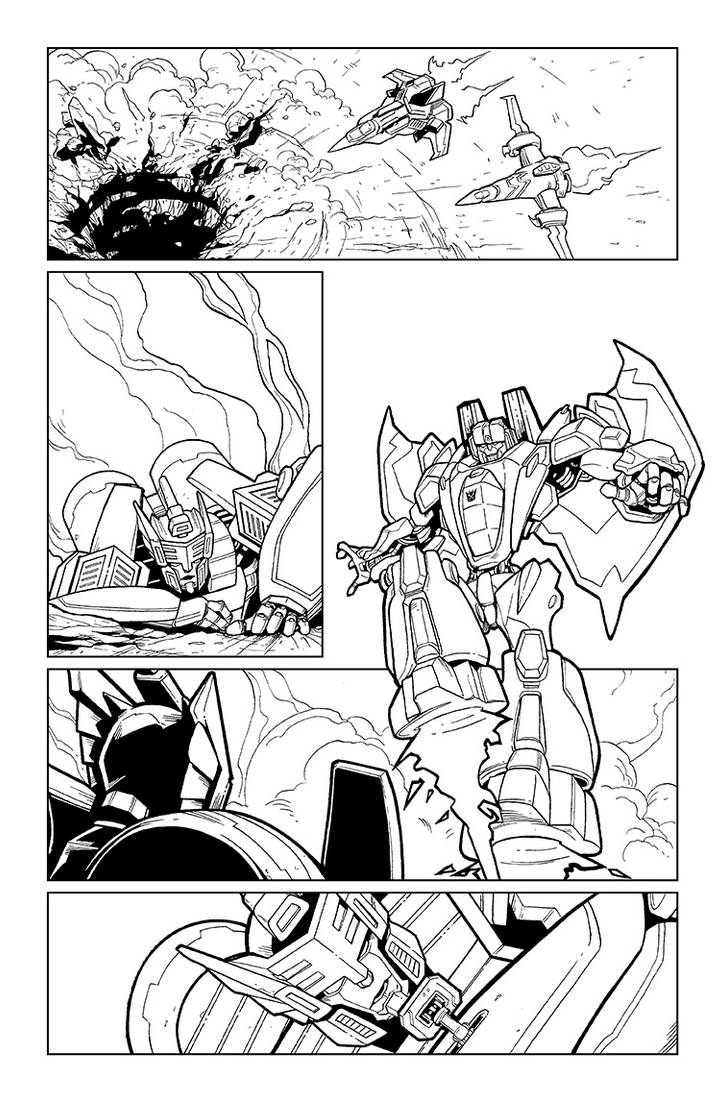 Transformer Deviantart Inks Transformers RID Annual 2012, Page 7, Inks by brendancahill on DeviantArt