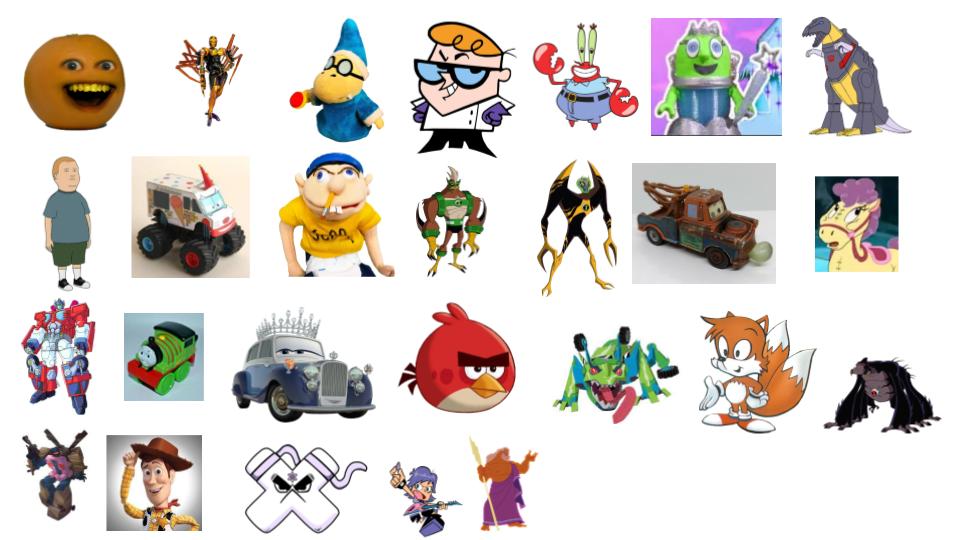 My Favorite Cartoon Characters Alphabet 2 by Ben10andMixelsJeremy on  DeviantArt