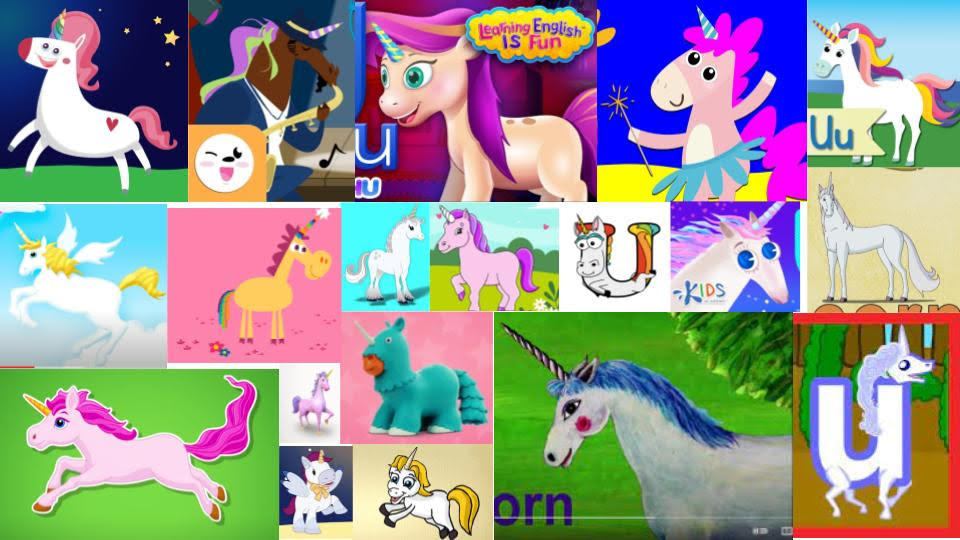 U is for unicorn. by Ben10andMixelsJeremy on DeviantArt