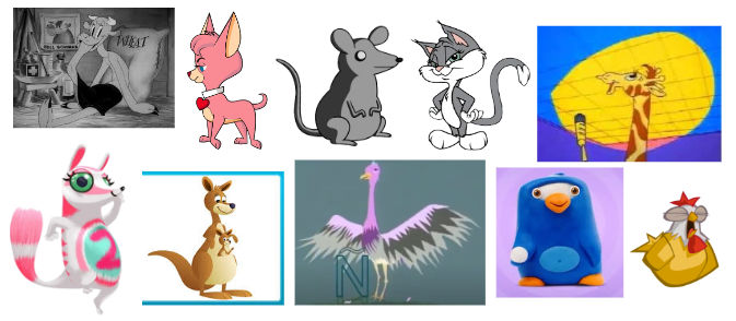 The female animated animals. by Ben10andMixelsJeremy on DeviantArt