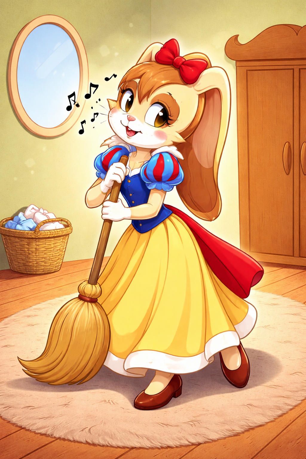 Were Rabbit Vanilla Vanilla the rabbit in whistle while you work tho. by ...