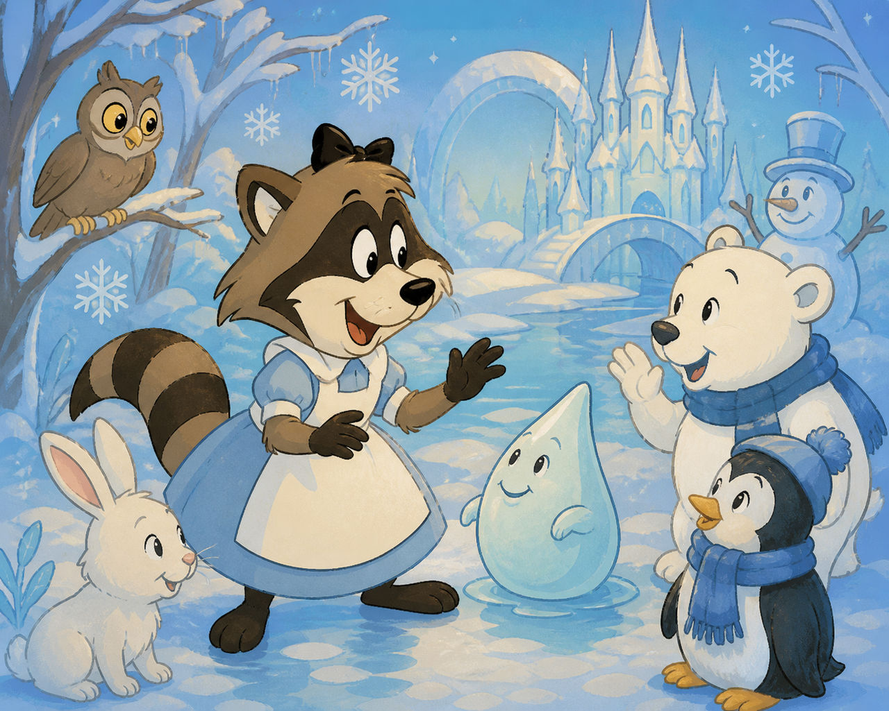 Jeremy The Racoon Bert raccoon in a winter wonderland tho. by Ben10andMixelsJeremy on ...