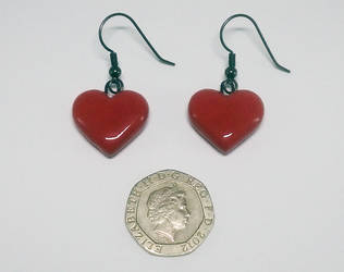 Heart Earrings +commission+