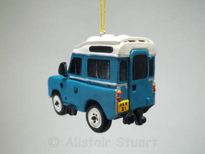Land Rover Tree Decoration Back +commission+