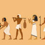 Ancient Egyptian workers.
