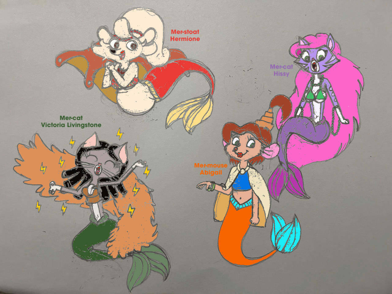 The Centrino Crew in mer-forms (mer-animals) #2 by JDP2020 on DeviantArt