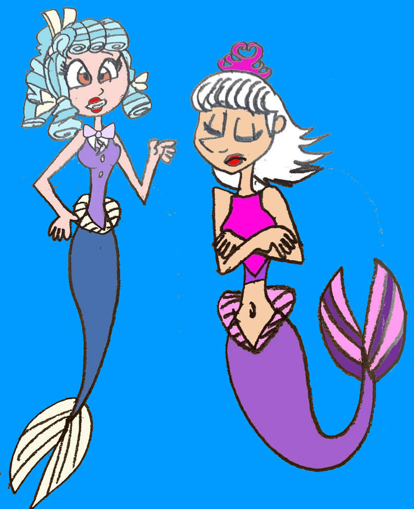 The coziest and sweetest mer-girl duo by JDP2020 on DeviantArt