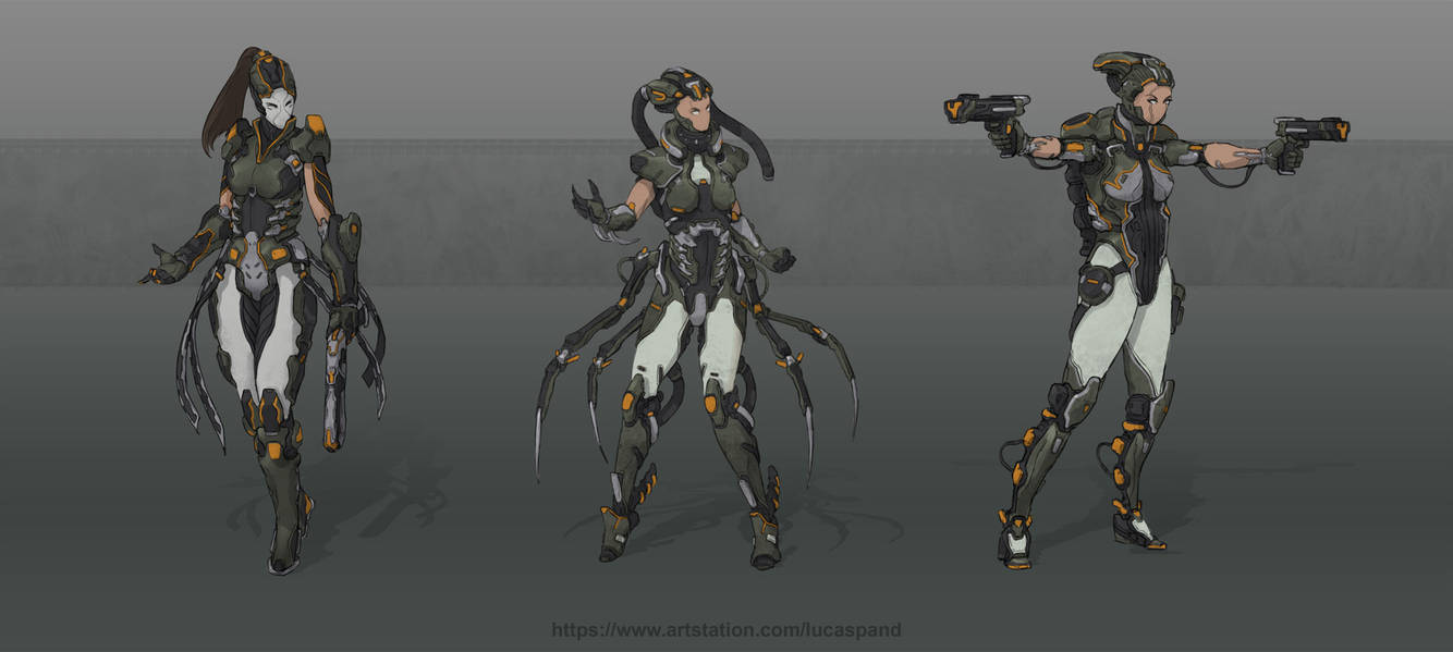 Sci-fi character design by Luk999 on DeviantArt