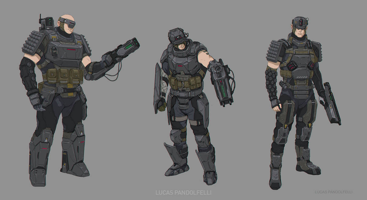 Character Design Sci-fi by Luk999 on DeviantArt