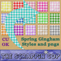 Spring Gingham Layer Styles